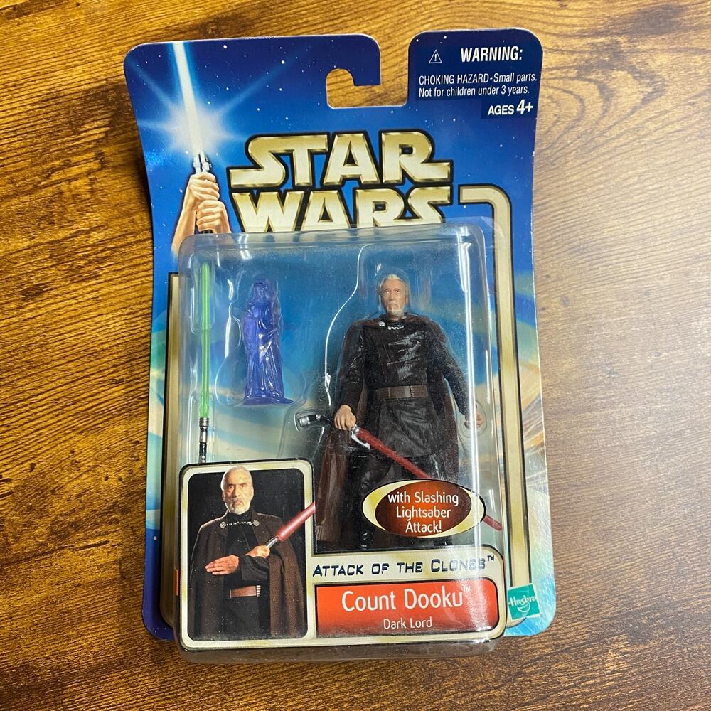 2002 STAR WARS SAGA PHASE I '02 #27 Count Dooku 3.75" Figure NEW Read